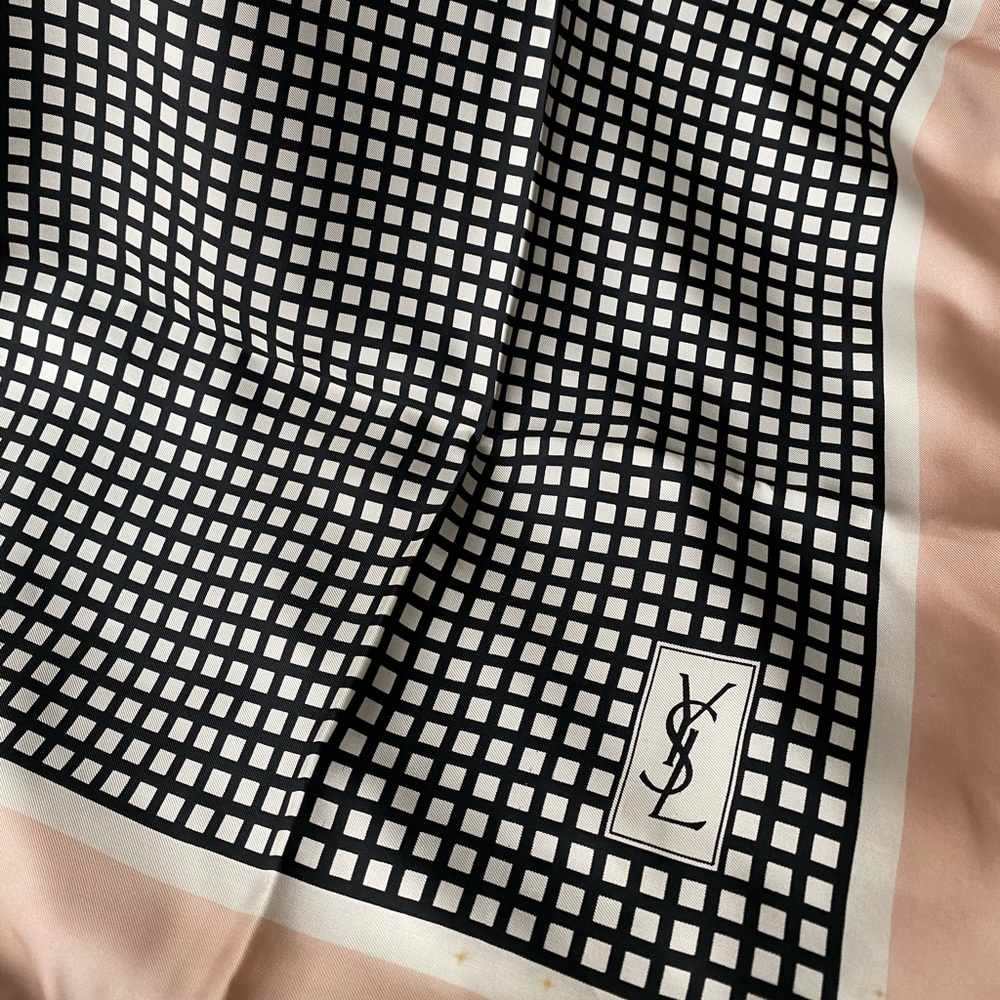 YSL silk scarf